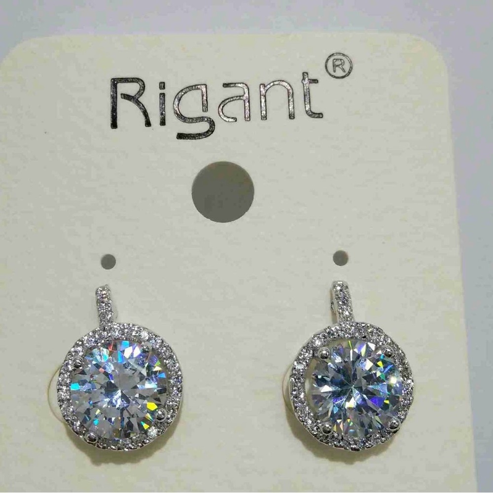 Gant Silver Crystal Earrings